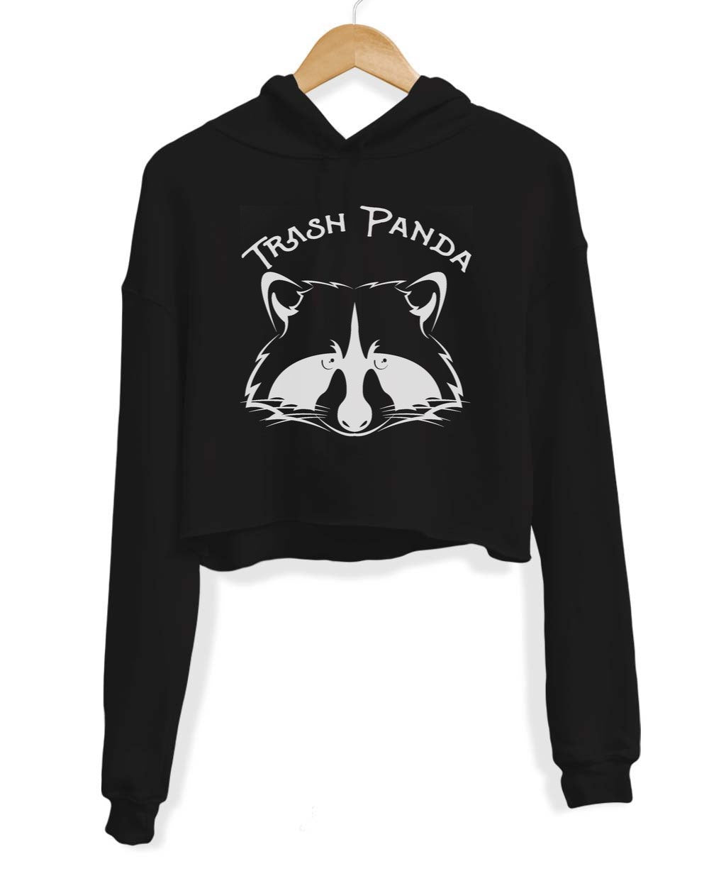 Women’S | Trash Panda | Crop Hoodie