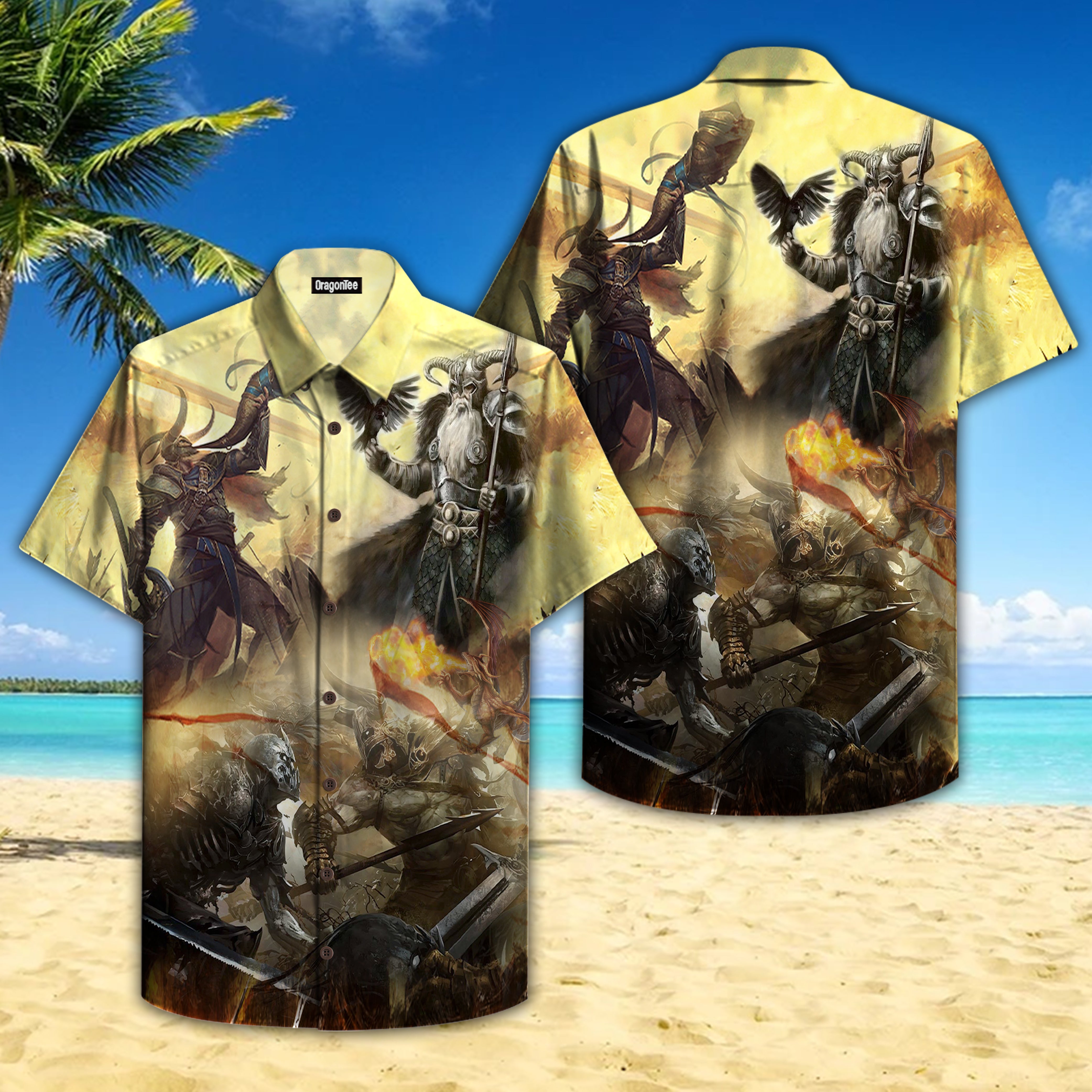 Oragontee Viking Historical Hawaii Shirt For Men Women Adult Ha90080