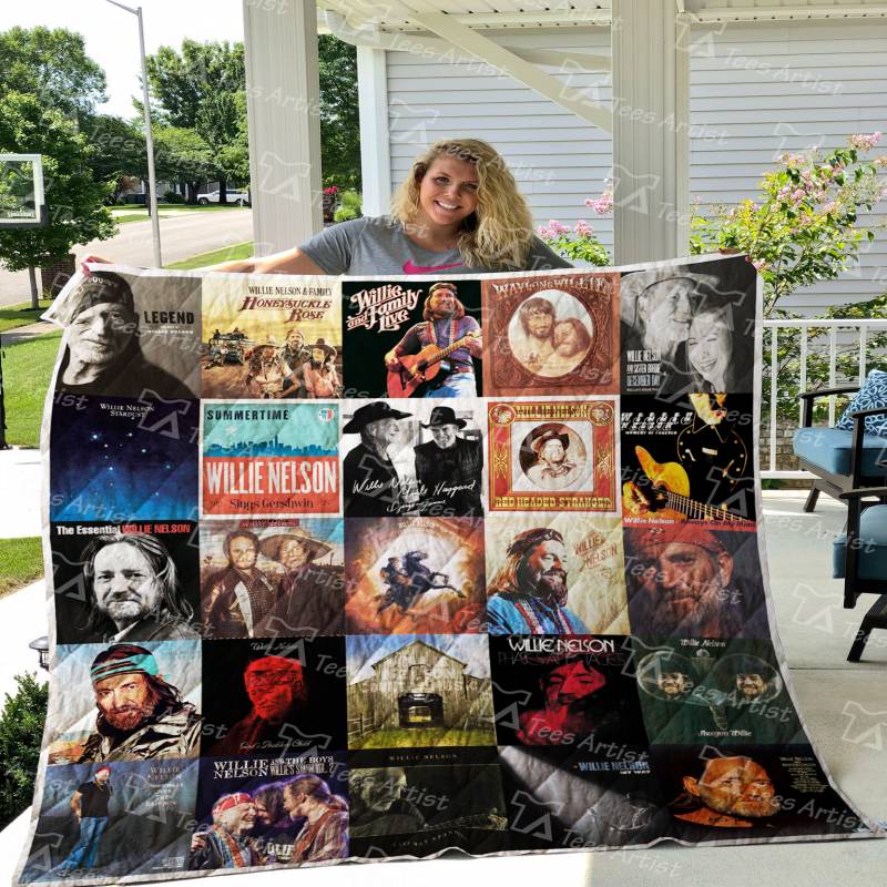 Willie Nelson Quilt Blanket 0881