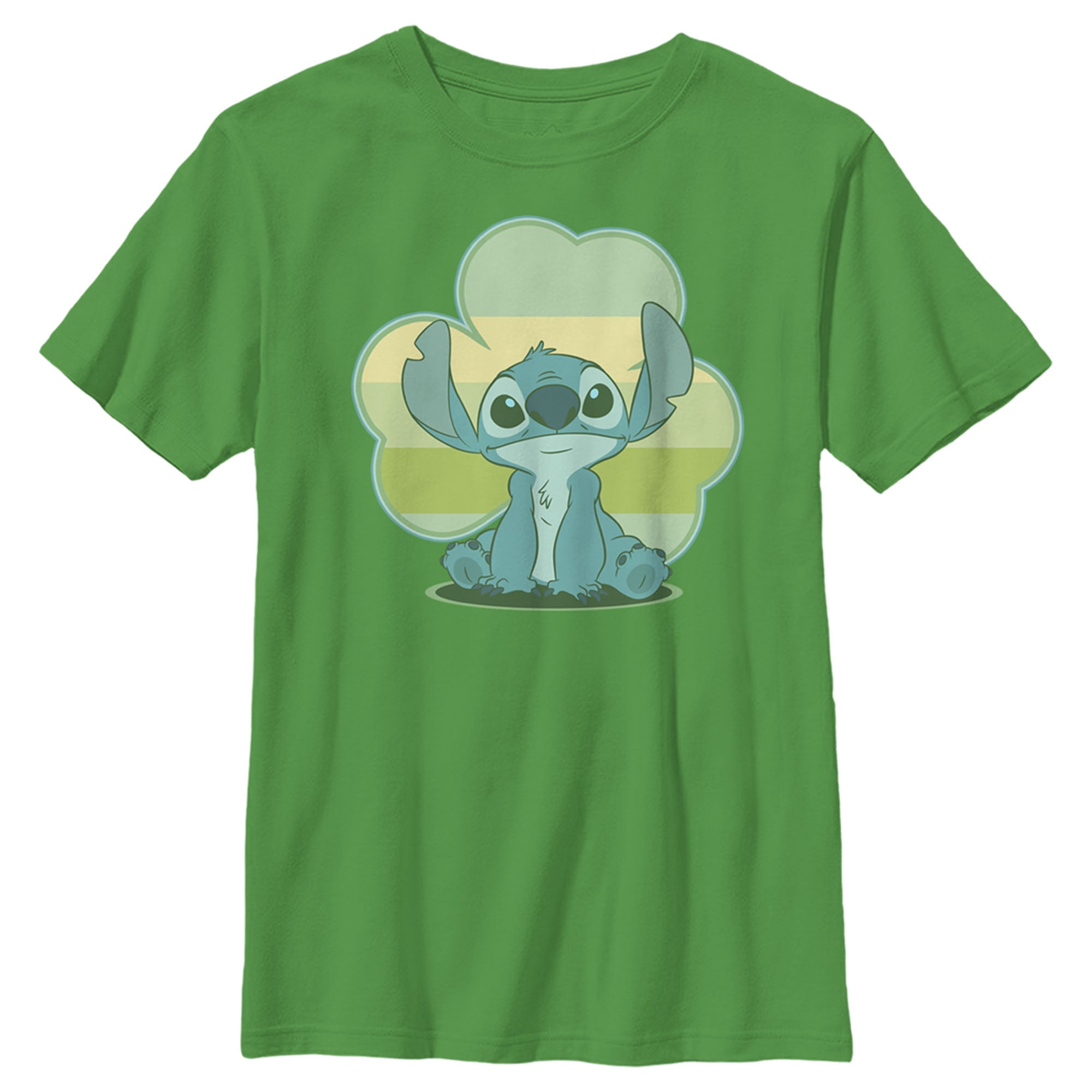 Boy’S Lilo & Stitch Retro Shamrock Pride T-Shirt