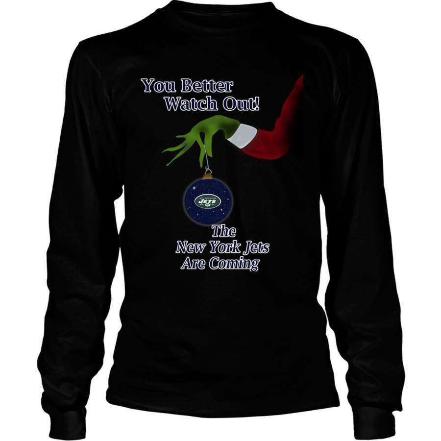 The New York Jets Are Coming T Shirt, The Grinch T Shirt – Long Sleeve Tees