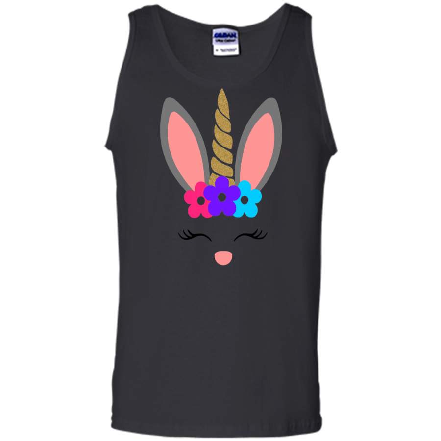 Bunnicorn Happy Easter Bunny Unicorn T Shirt Tank Top