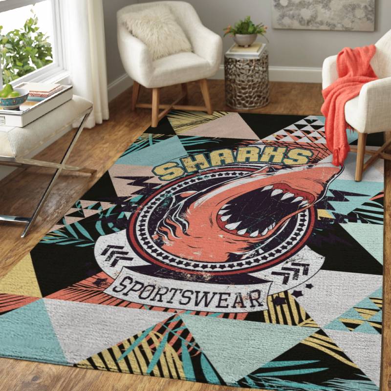 Jaws – Animals Area Rug Carpet