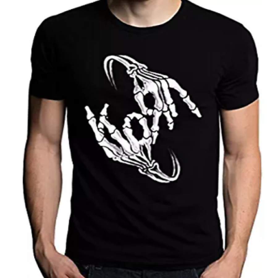 Korn Band Skeleton Sign Bone Logo Men’S T-Shirt