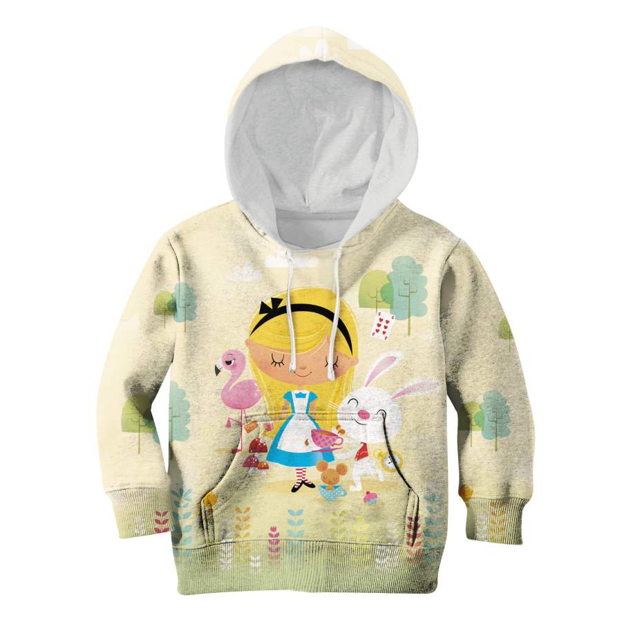 alice in wonderland Kid Custom Hoodies T-shirt Apparel