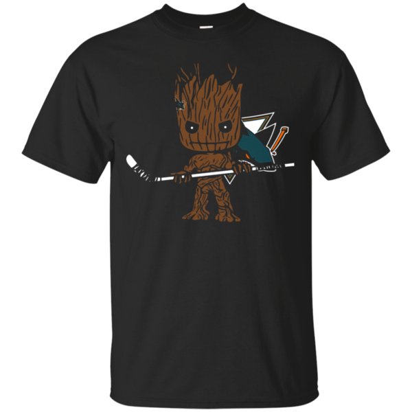 Agr Groot I Am Ice Hockey Player Team San Jose Sharks T-shirt