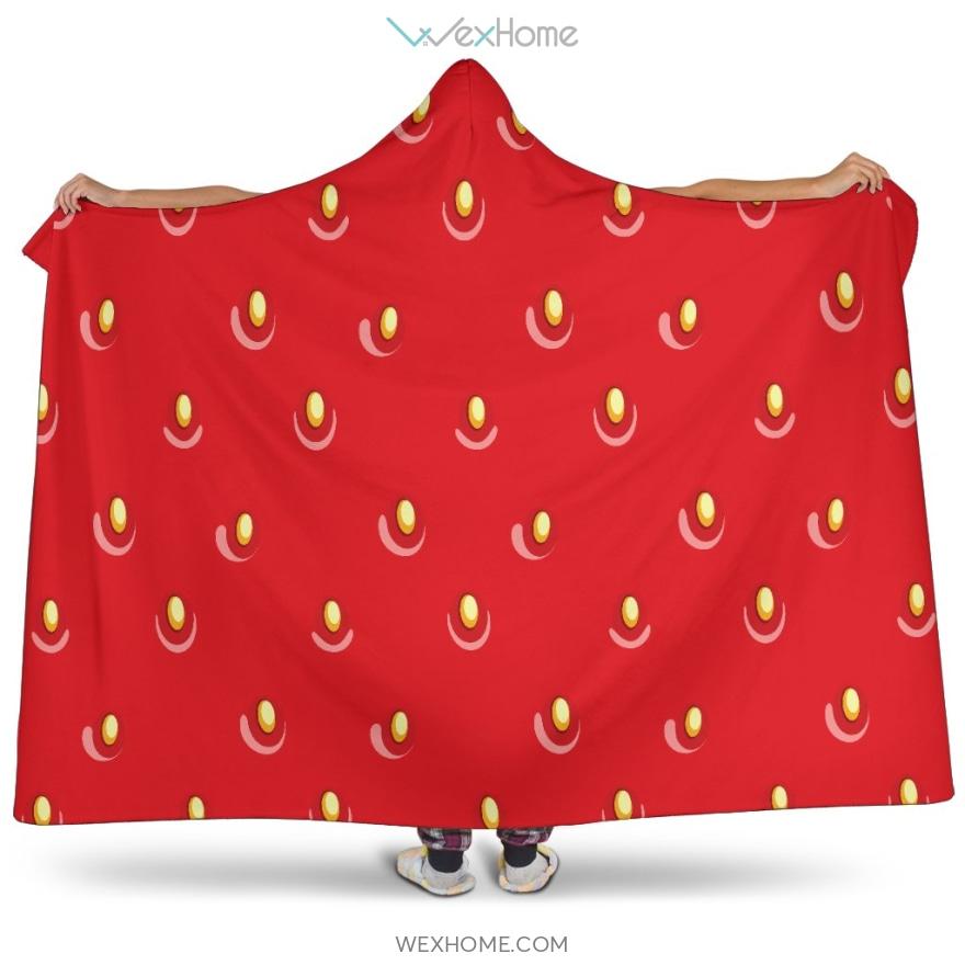 Strawberry Texture Skin Pattern Hooded Blanket