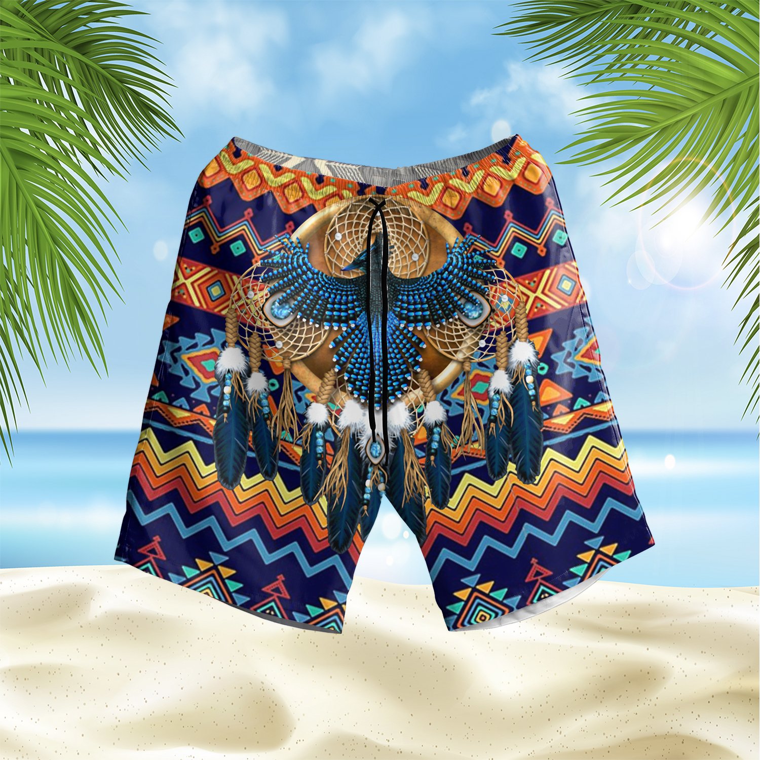 Pattern Color Thunderbird Hawaii Shorts Ha40621