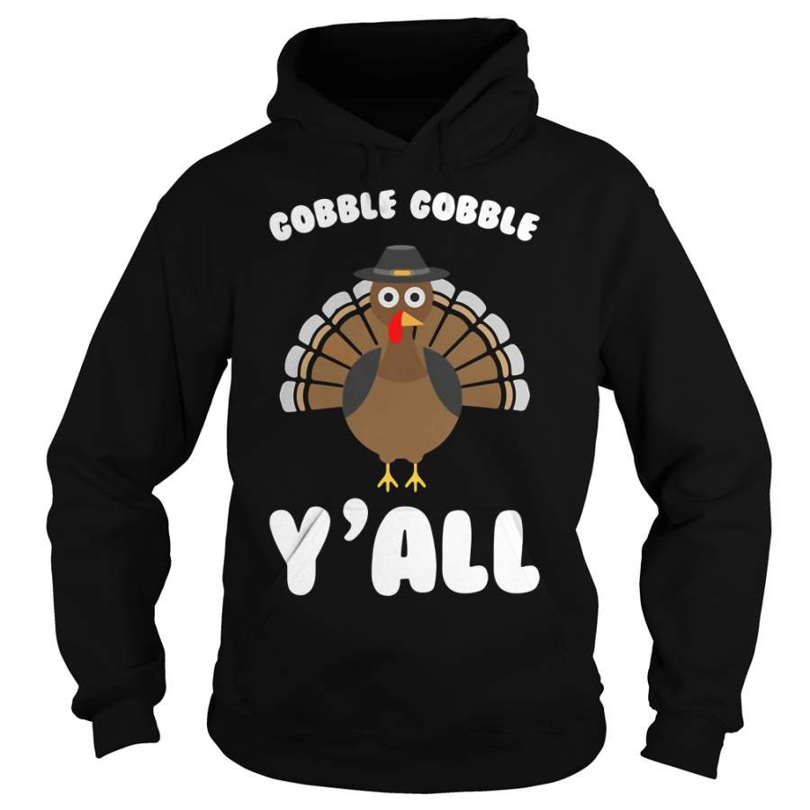 Turkey Gobble Gobble Y’all Thanksgiving Christmas ugly sweater Hoodie