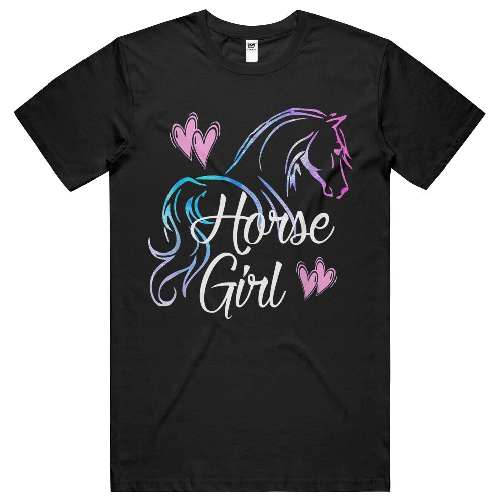 Horse Girl Love Horses Riding Rider Gift T Shirts