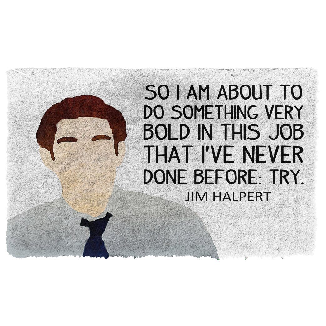 Gearhumans  Gearhuman 3D The Office Jim Halpert Custom Doormat