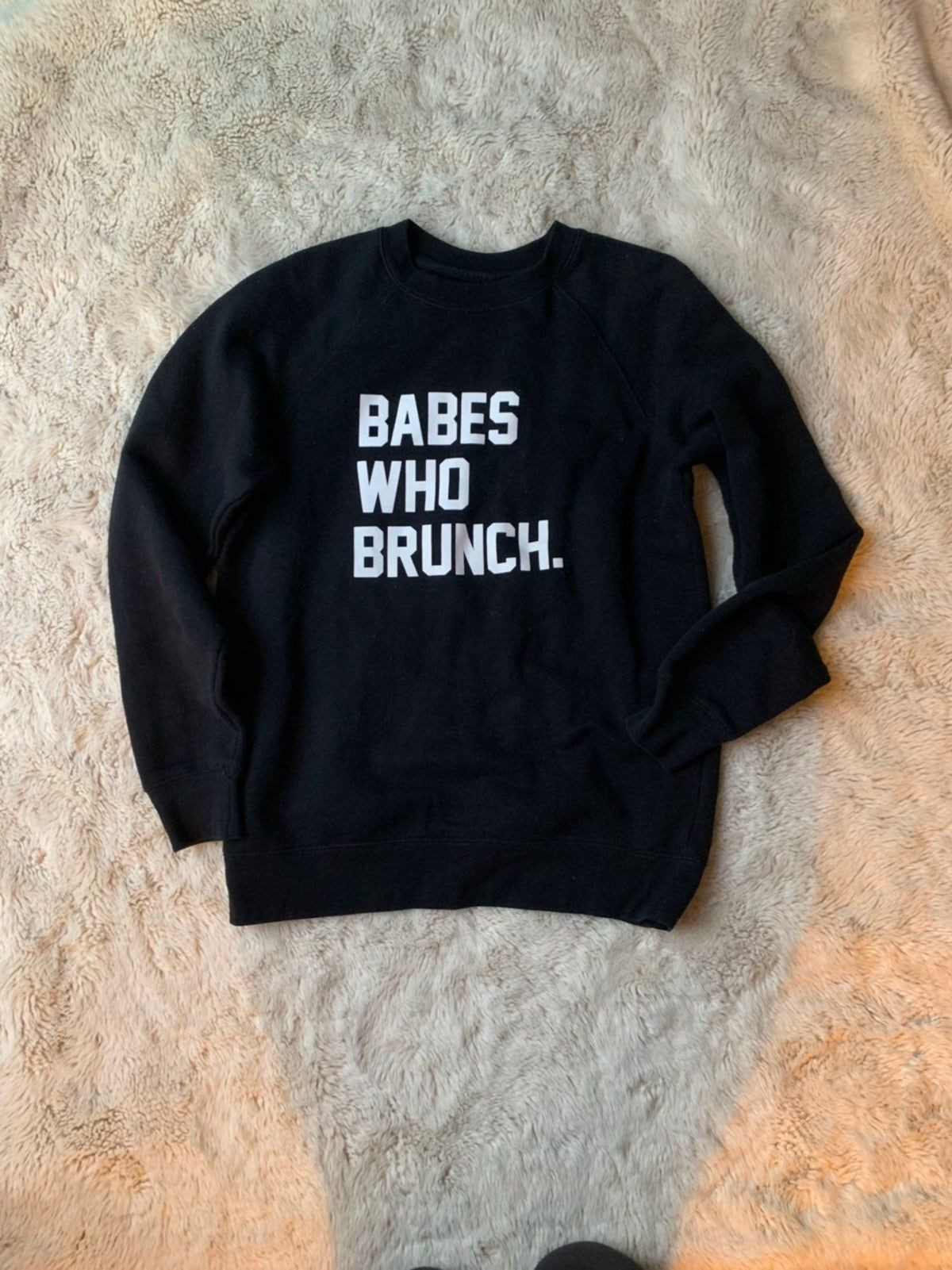 Private Party Graphic Pullover Babes Who Shirt