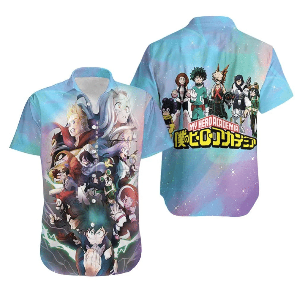 My Hero Academia All Main Characters For Japanese Fan Hawaii Shirt Combo Beach Ha91774