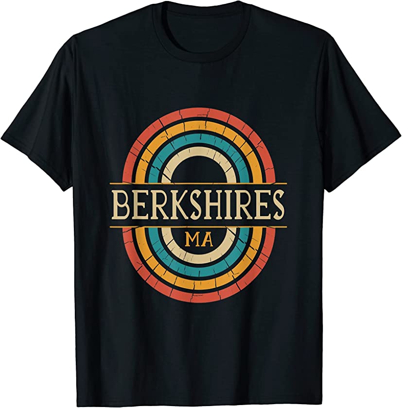 Berkshires Massachusetts Vintage MA Retro Home State Gift T-Shirt