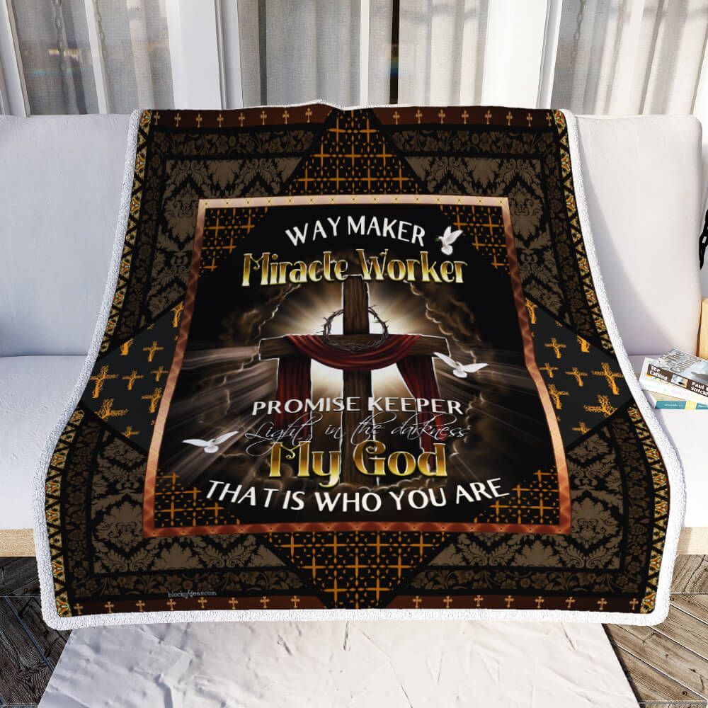 Beautiful Jesus Cross Sofa Throw Blanket PSL444FB