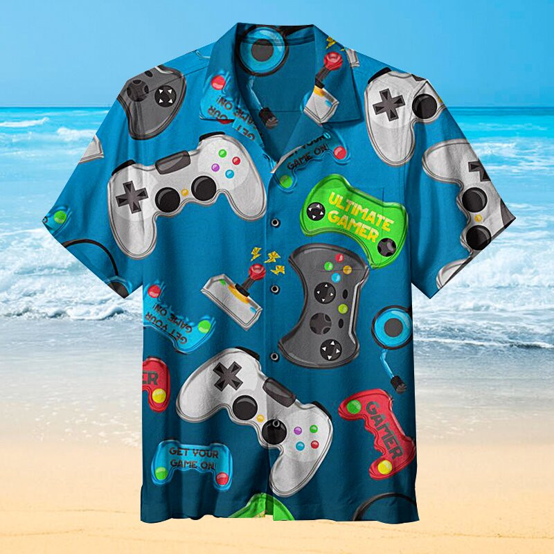 I Like Playing Video Games Hawaii Shirt Unisex Adult Ha102385