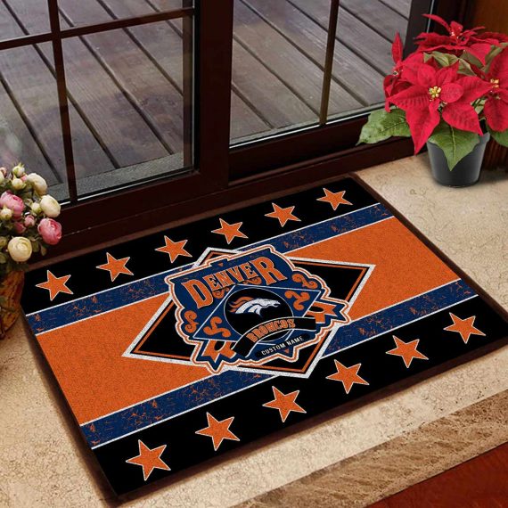 Denver Broncos The Abbey Road Entrance Doormat Rug