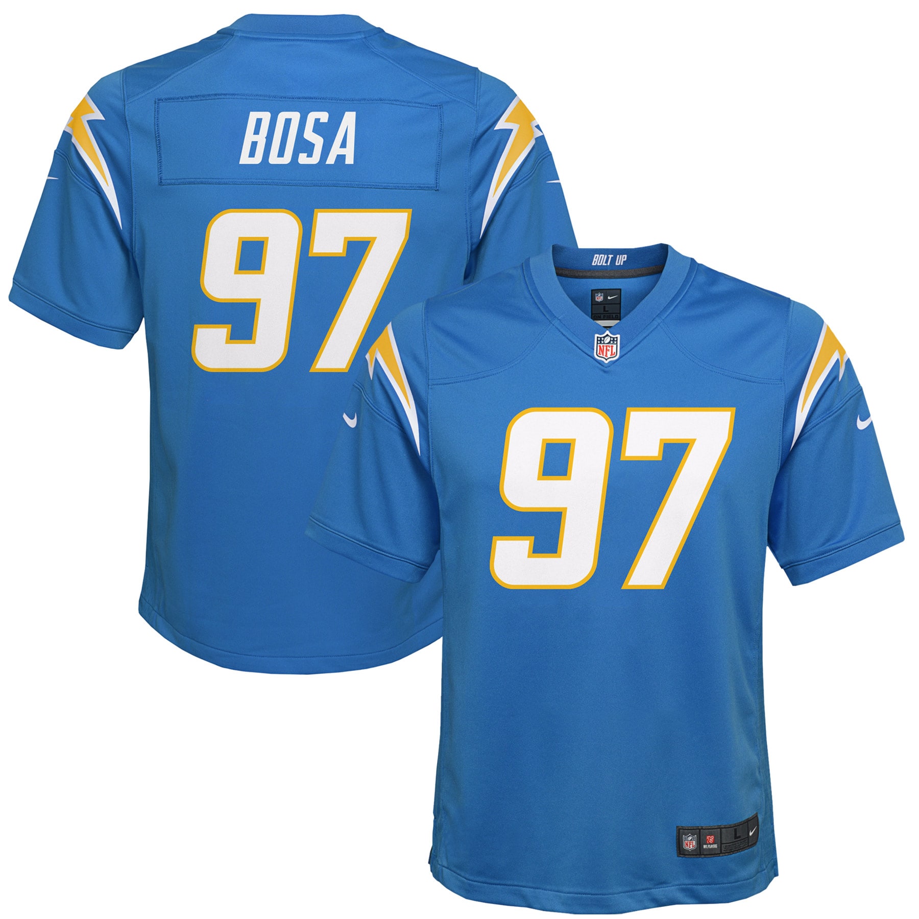 Youth Los Angeles Chargers Joey Bosa Powder Blue Game Jersey