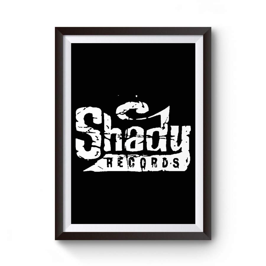 Shady Records Logo Classic Vintage Style Hip Hop Eminem Poster