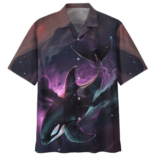 Whale Hawaiian Shirt, Big Hawaiian Shirt, Short Hawaiian Shirt For Men, Hawaiian Shirt For Women, Aloha Shirt Summer 2024 Design By Snorider Fashion