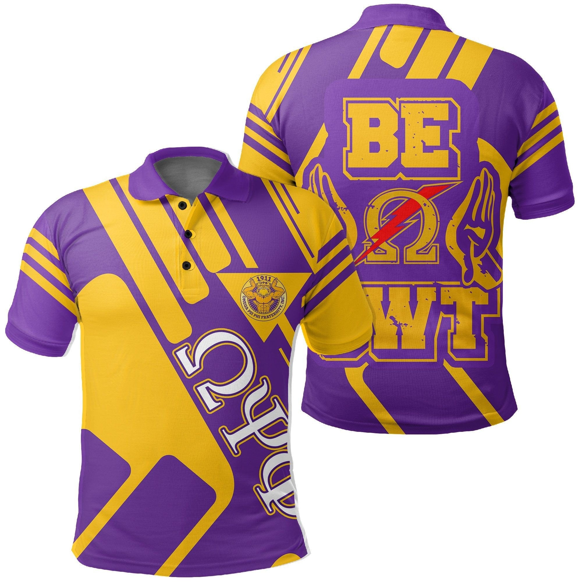 Fraternity Polo – Omega Psi Phi Be Owt Polo Shirt