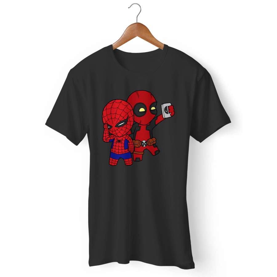 Deadpool X Spider-Man Cute Man’s T-Shirt