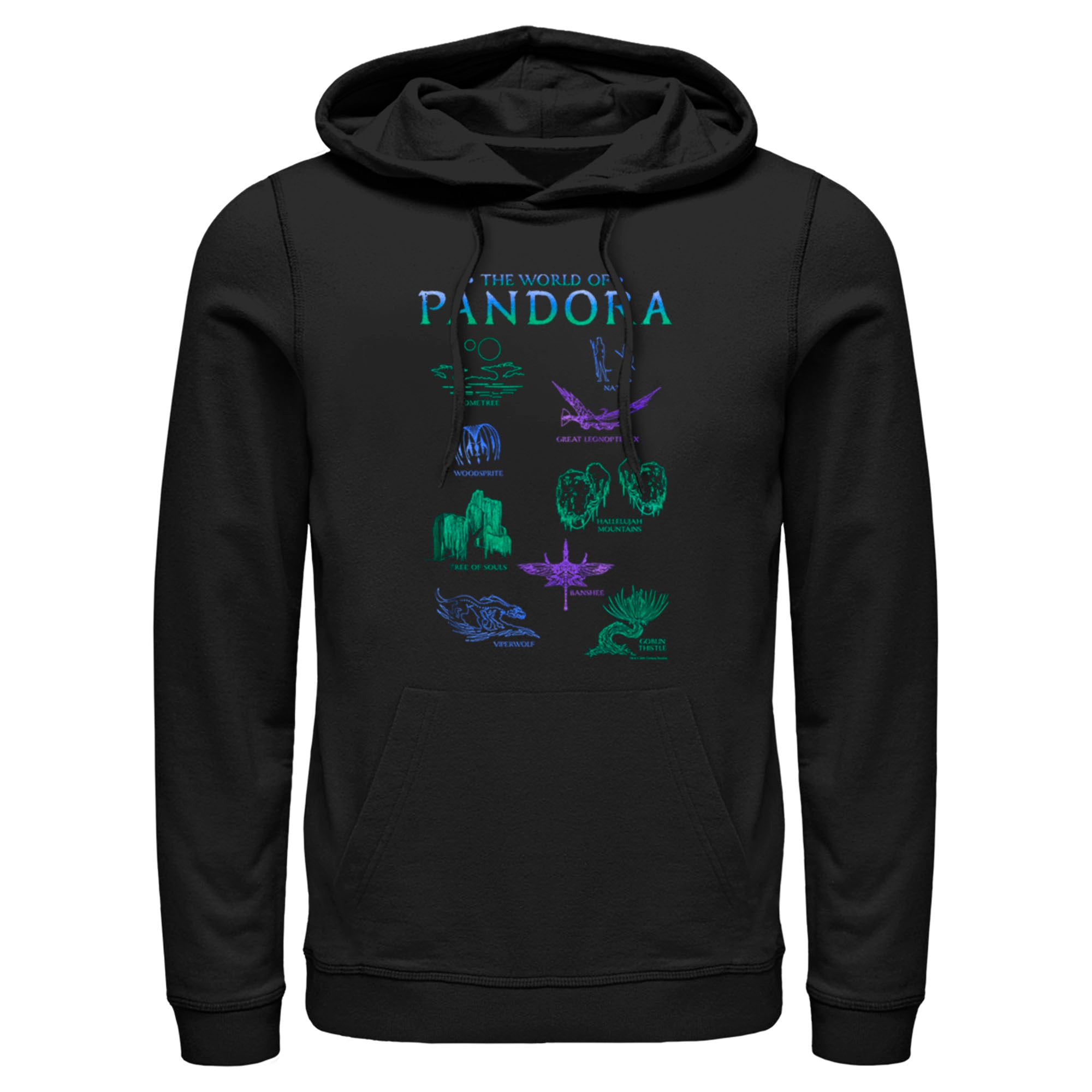 Men’S Avatar The World Of Pandora Pull Over Hoodie