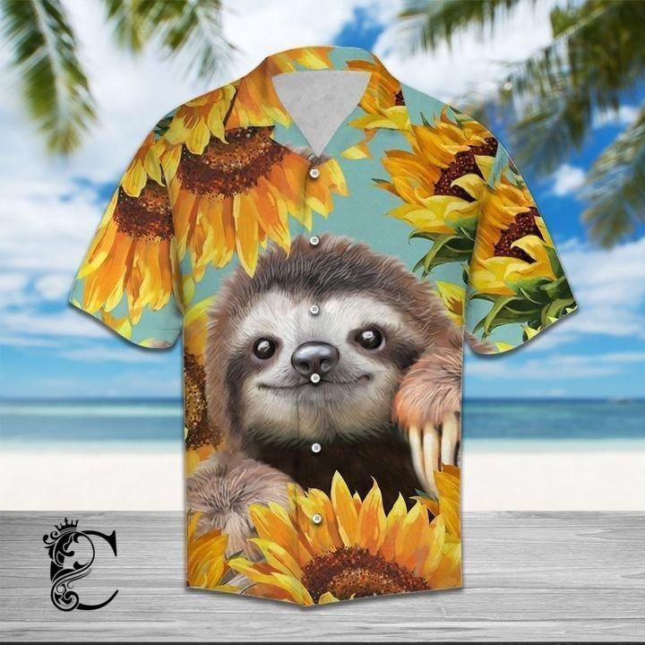 Beach Shirt Shop Sloth Hawaiian Shirt- Chillicothemall