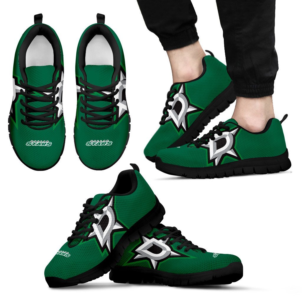 Dallas Stars Running Shoes Sneakers   Ladies Men Kids Gift