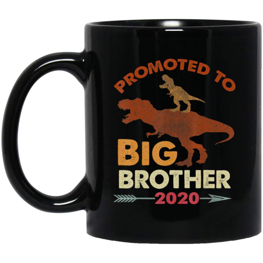 T-rex Riding Dinosaur-Vintage Promoted To Big Brother 2020 Coffee Mug