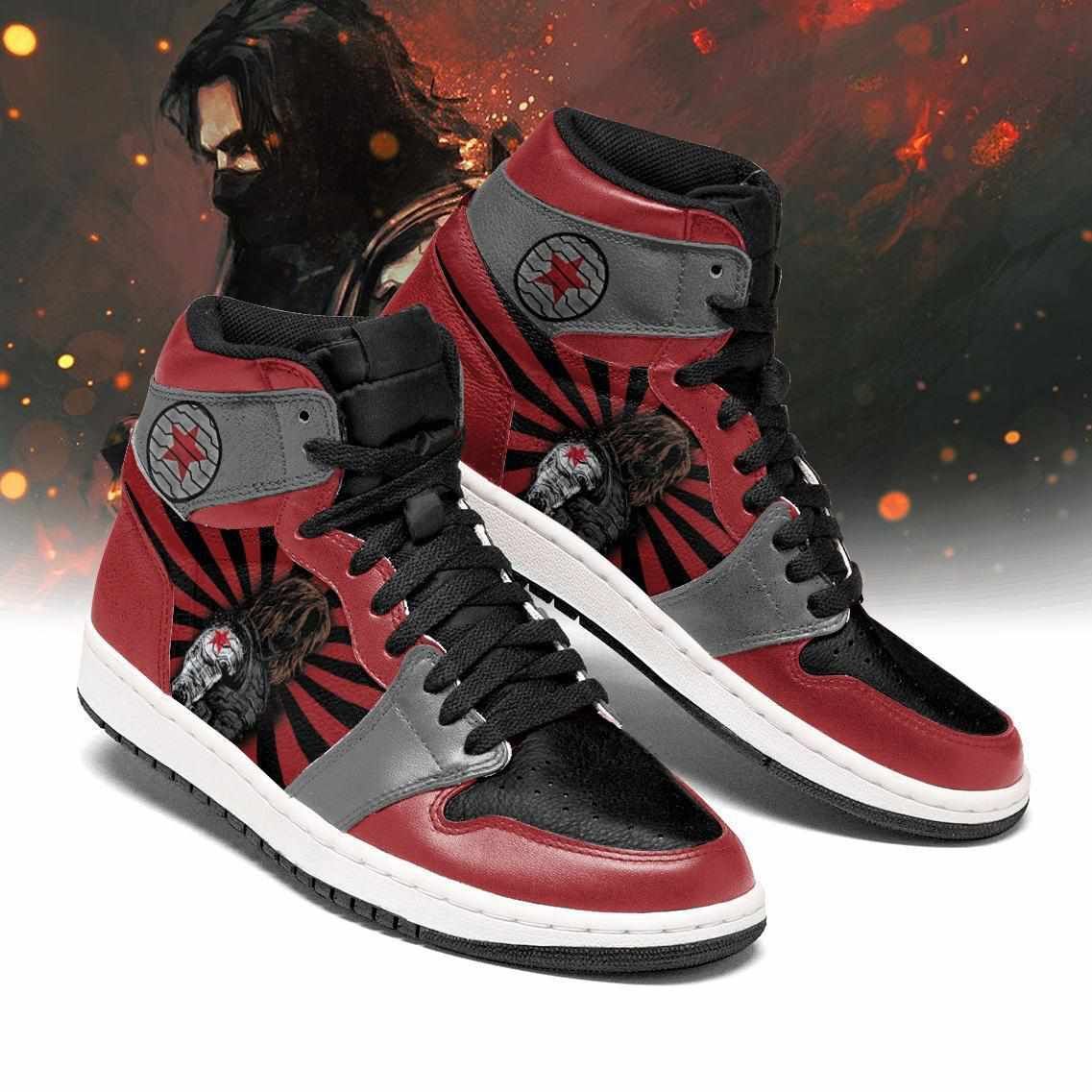 Winter Soldier Marvel Air Jordan Shoes Sport Custom Sneakers