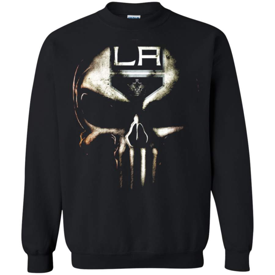 AGR Los Angeles Kings The Punisher Mashup Ice Hockey Sweatshirt