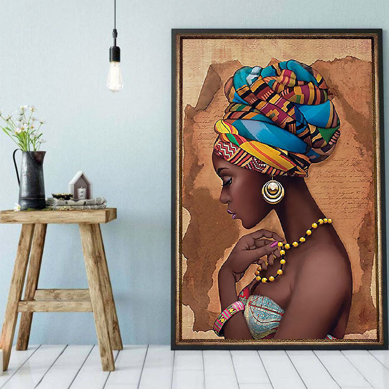 South Africa Custom Canvas Prints Graphic Black History Month Poster Print African Queen Black Men Beautiful Digital Prints