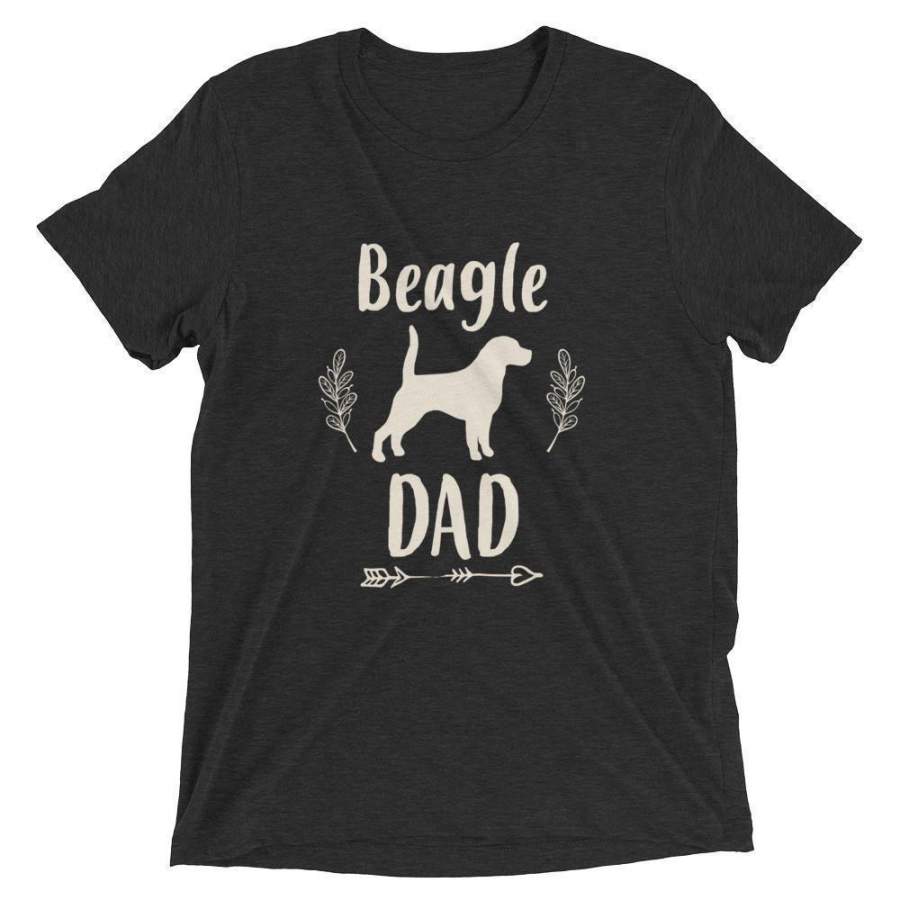 Men’s Beagle Dad tshirt Beagle Gift for dog lovers
