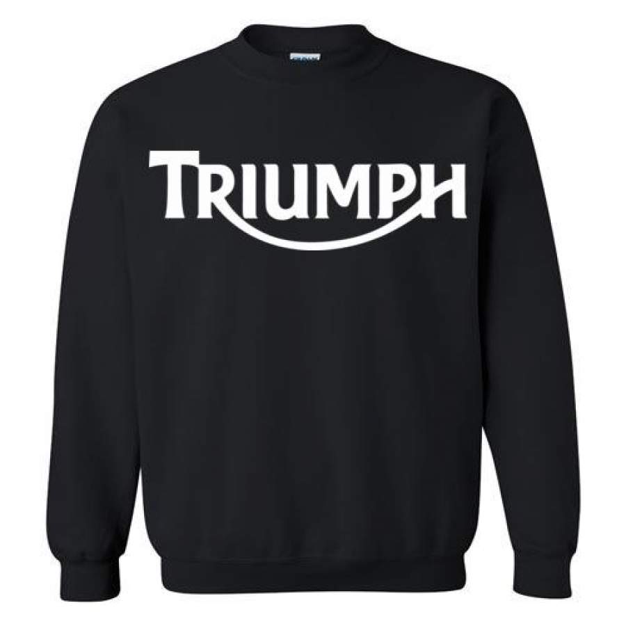 TRIUMPH MOTORCYCLES,Vintage Bikes,Classic British Motorcycles,Triumph Bonneville, TR6, Trophy, Tiger, Trident,Gildan Crewneck Sweatshirt