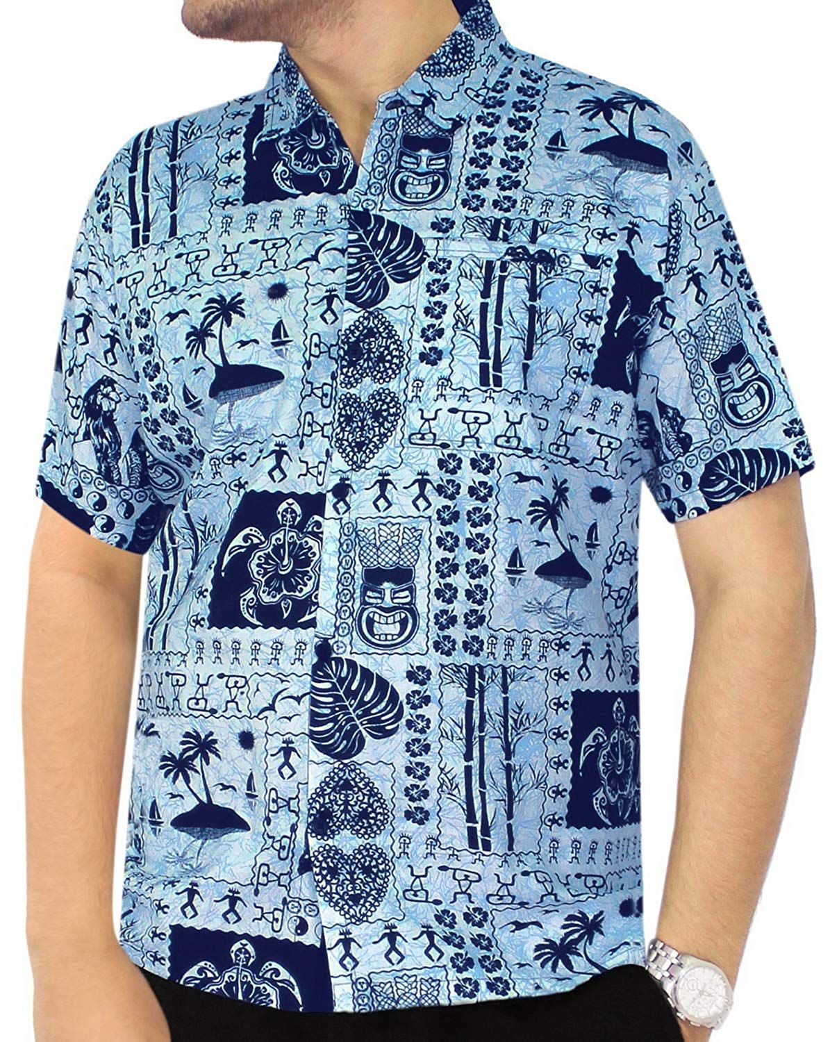 Beach Blue High Quality Hawaiian Shirt Dhc18061621