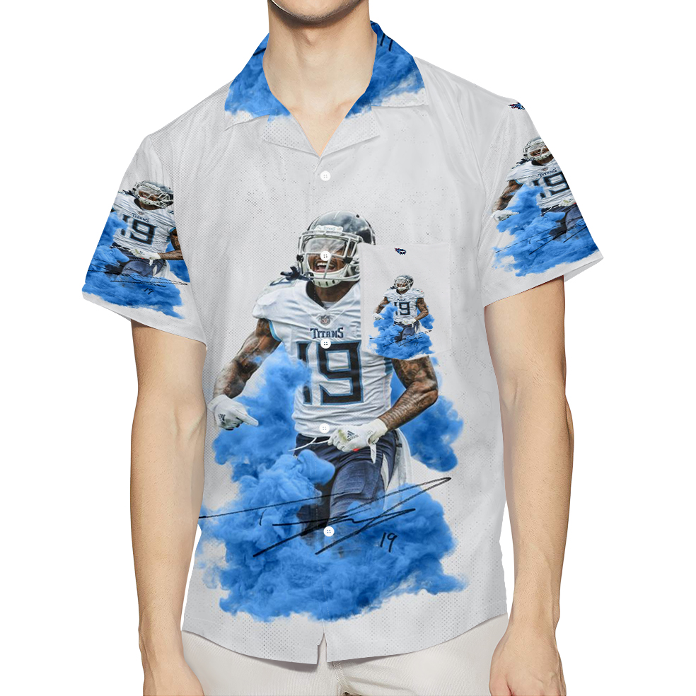 Tennessee Titans Derrick Henry9 3D All Over Print Summer Beach Hawaiian Shirt With Pocket