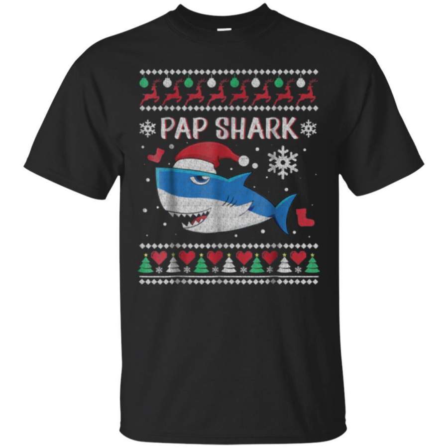 AGR Pap Shark Ugly Christmas Shirt Jaq T-shirt