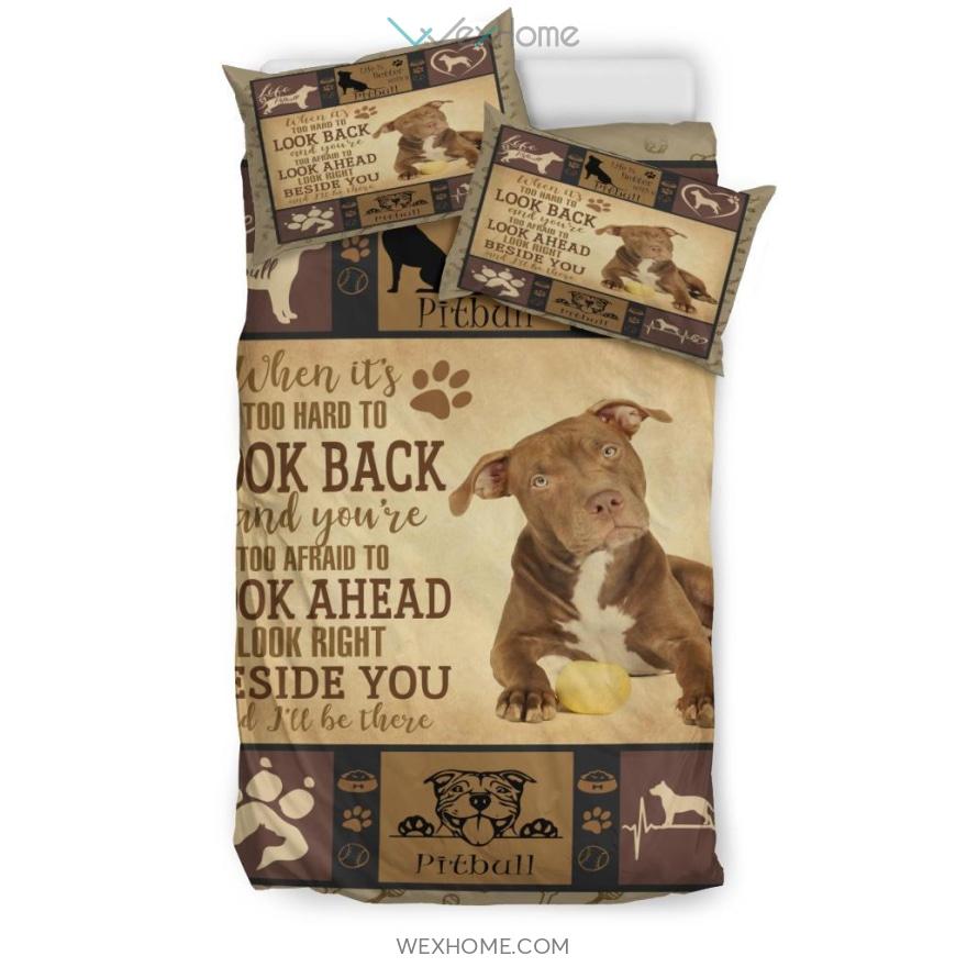 Pitbull Quilt Bedding – Duvet Cover And Pillowcase Set – Unique Design Amazing Gift