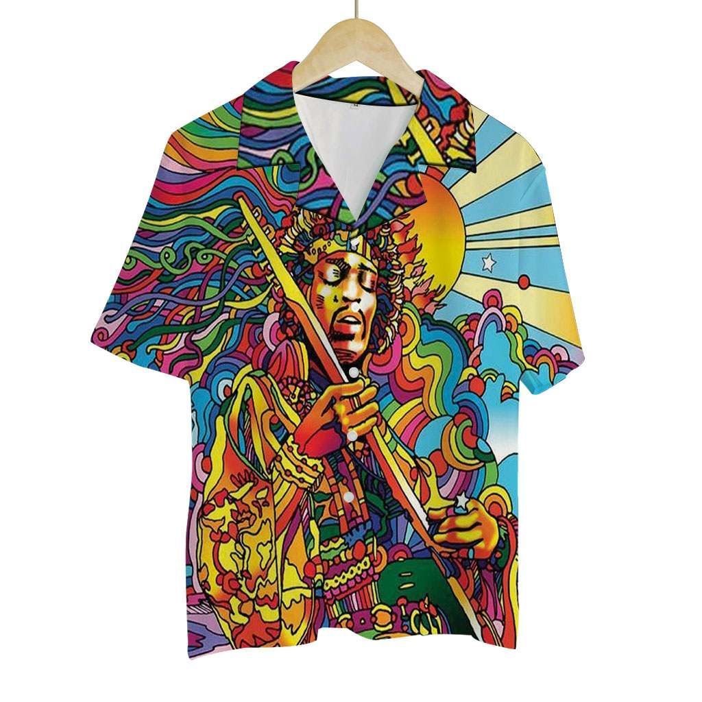 Hippie Colorful Unique Design Unisex Hawaii Shirt For Men And Women Ha33282