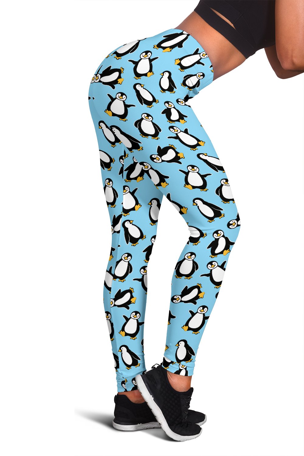 Penguin Happy Print Women Leggings