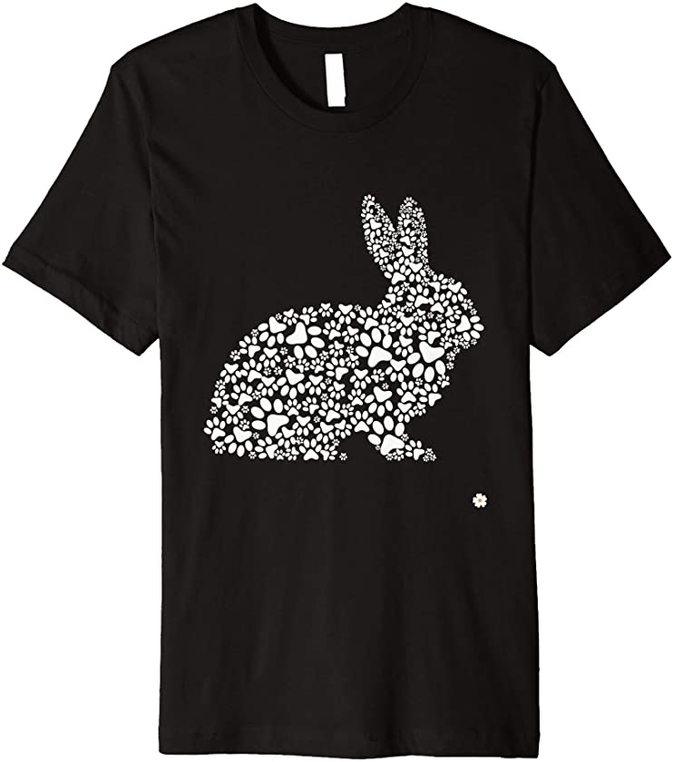 Bunny Dog Paw Rabbit Kids Dog Lover – Happy Easter Day Tee Premium T-Shirt