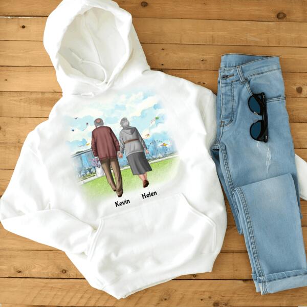 Personalized Hoodies For Couples – Gifts For Older Couples – Married Couple Shirts