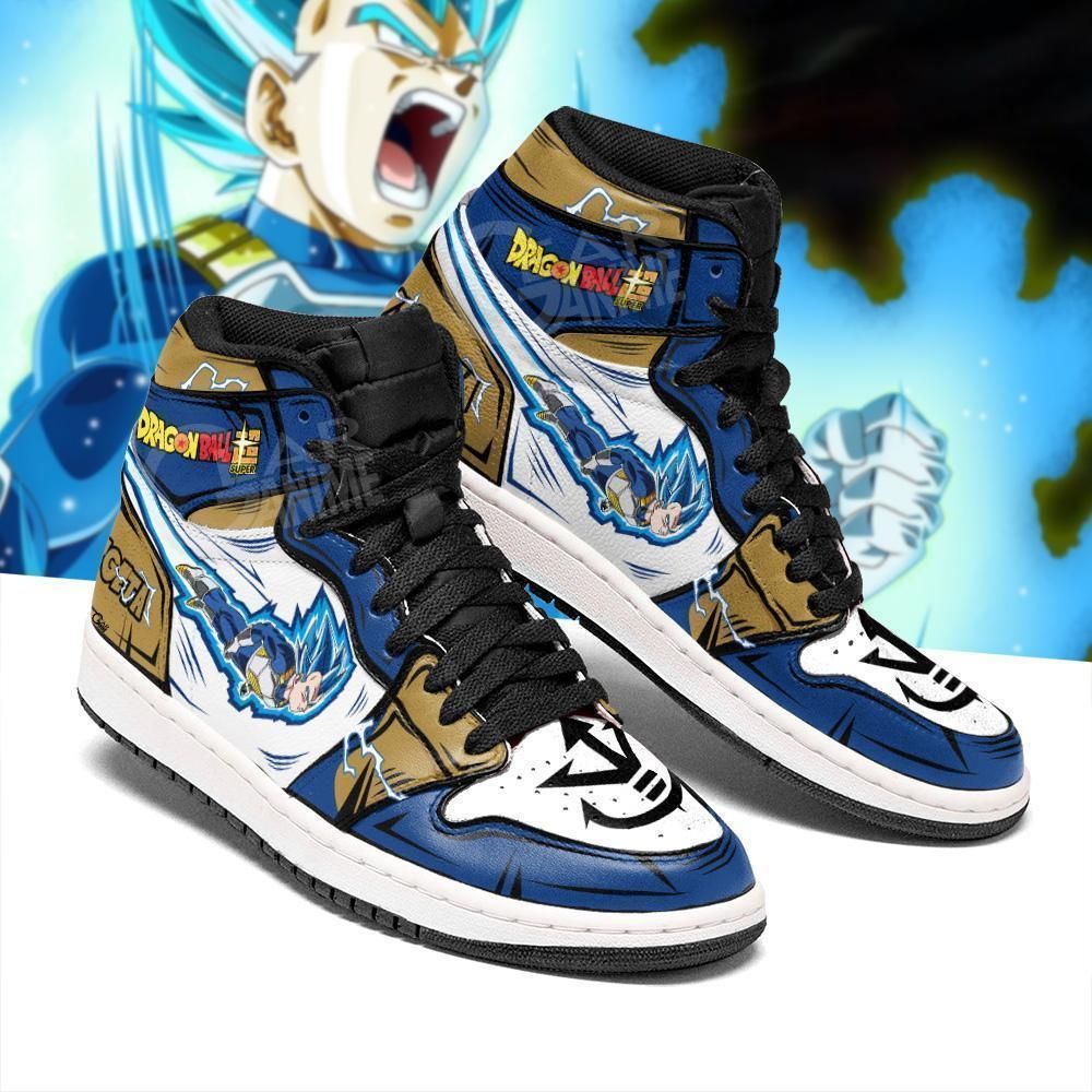 Vegeta Air Sneakers Custom Dragon Ball Super Anime Shoes Jordan Sneaker