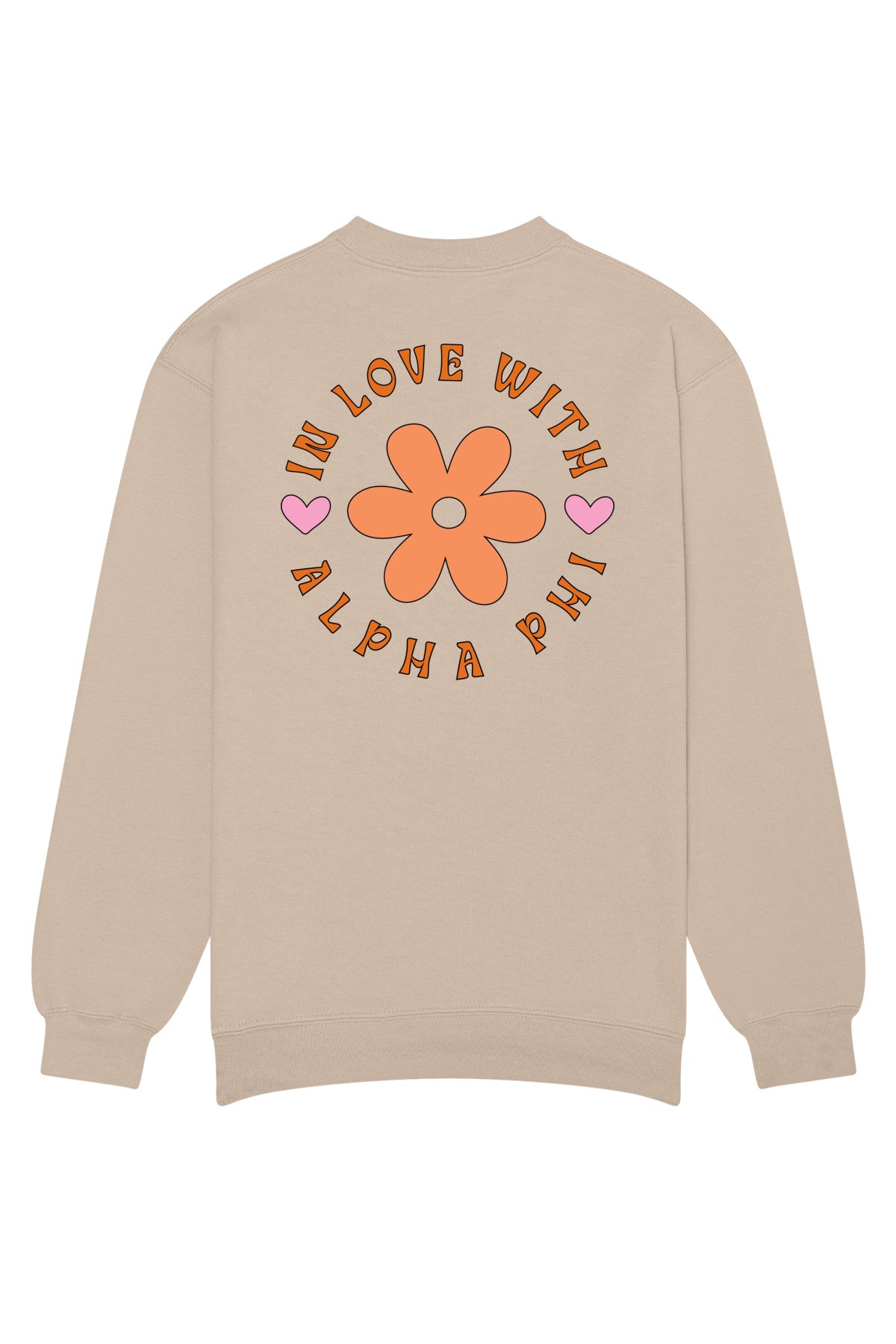 Alpha Phi In Love With Crewneck Sweatshirt