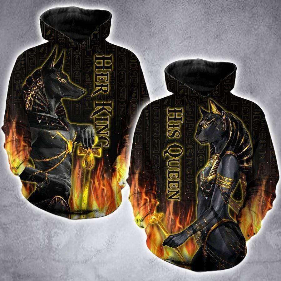 King And Queen Ancient Egypt Hoodie 3D