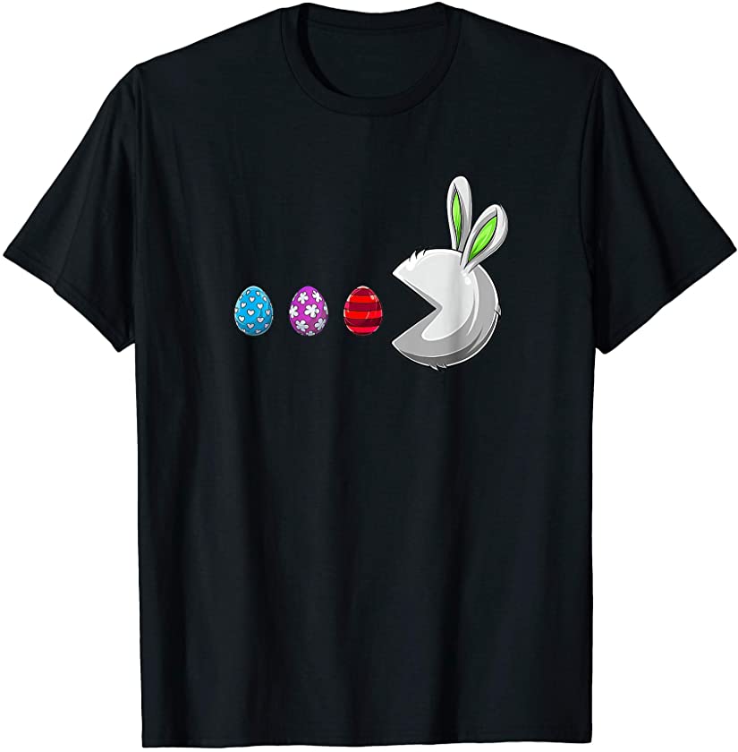 Mens Happy Easter Day Easter Egg Bunny Carrot T-Shirt