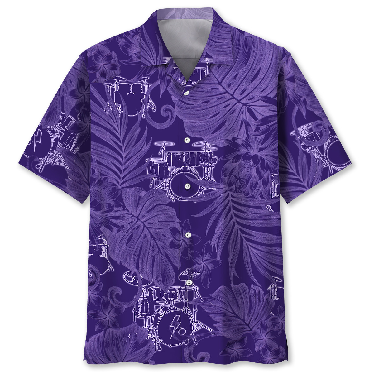 Drum Purple Tropical Hawaii Ha16865