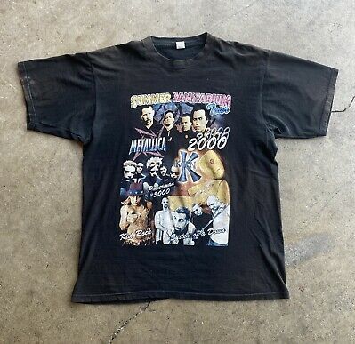 Vintage Metallica Sanitarium Summer 2000 Tour Shirt Original Rap Tee 3521