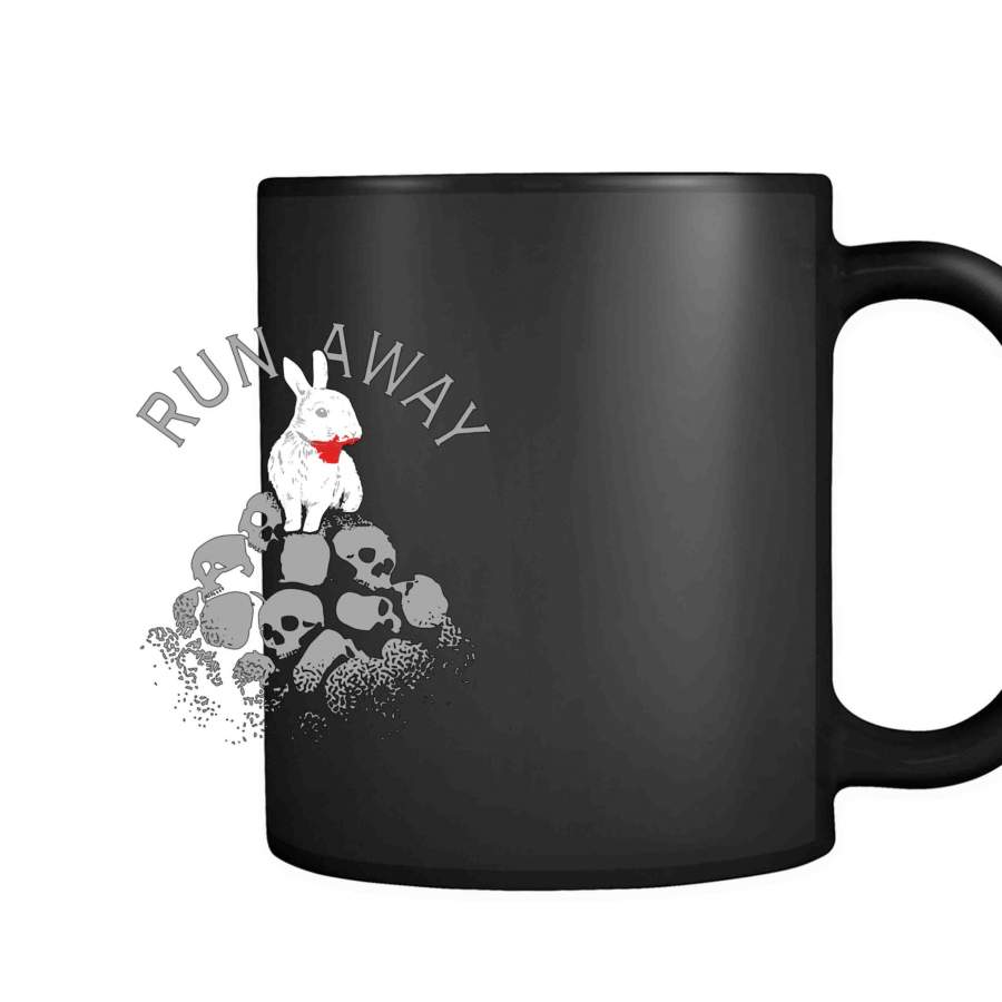 Run Away Killer Bunny 11oz Mug